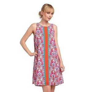 Hatley Pink and Blue Mini Dress